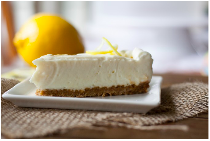 Nan’s lemon cheesecake